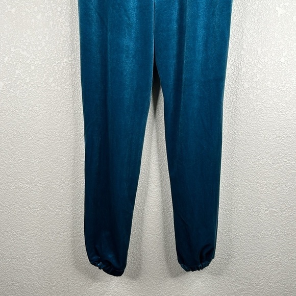 INC International Concepts Teal Green Velvet Jogger Pants Size XS New with tags! - Picture 6 of 10